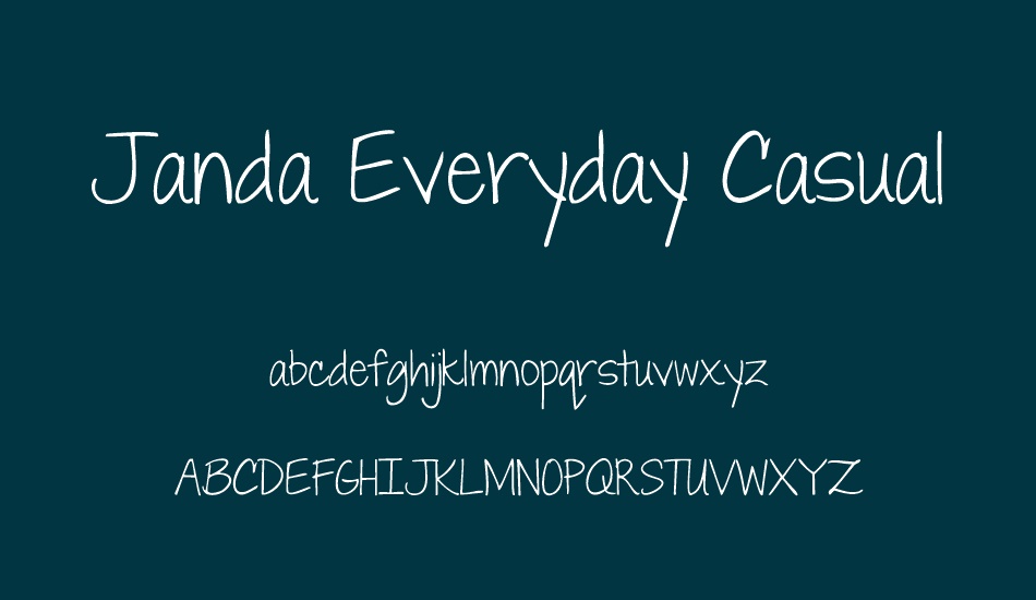 Janda Everyday Casual font