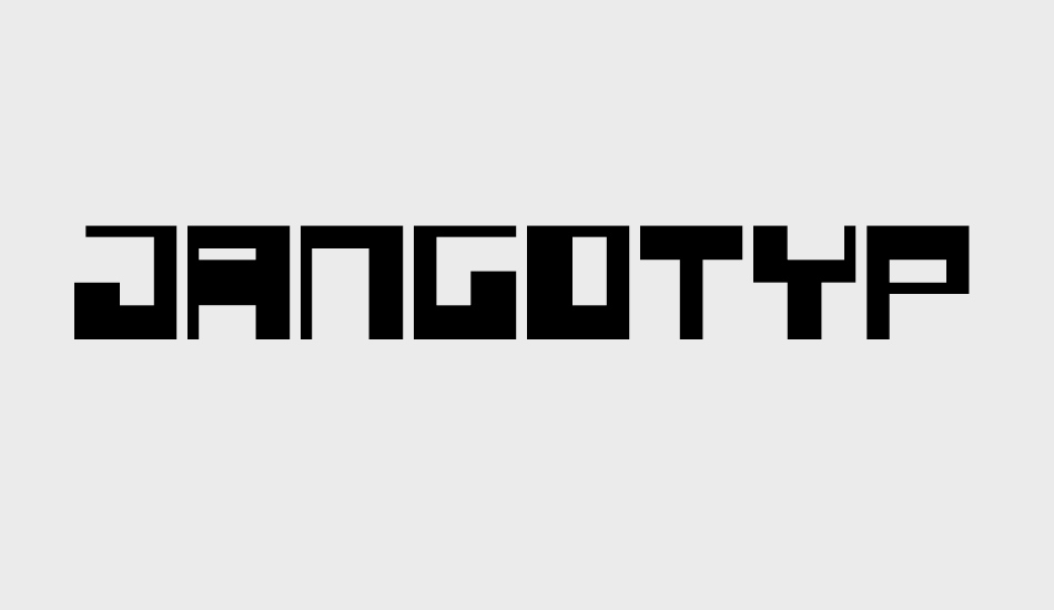 Jangotype font big