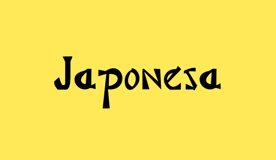 Japonesa font big