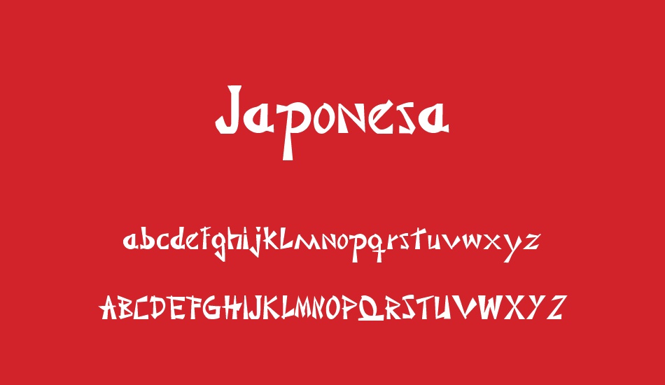 Japonesa font
