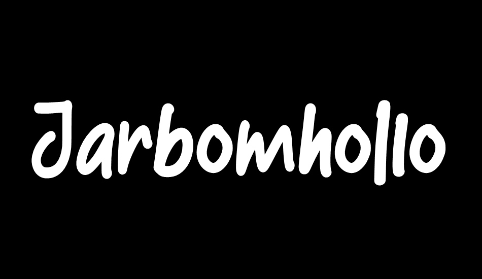 jarbomhollow font big