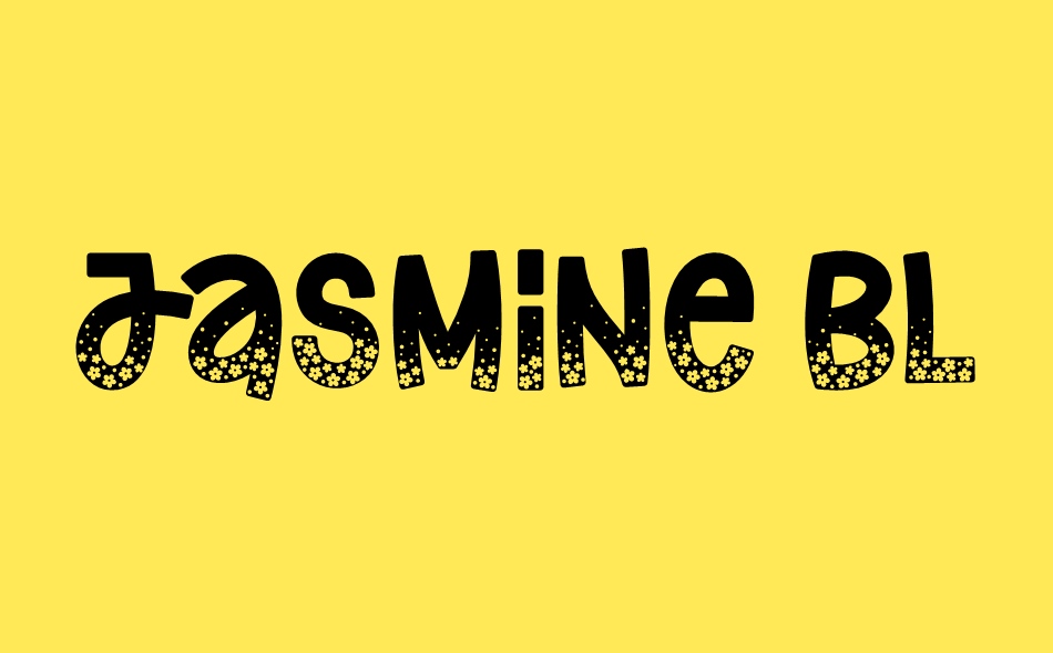 Jasmine Bloom font big