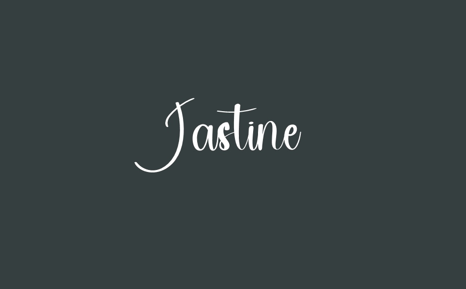 Jastine font big