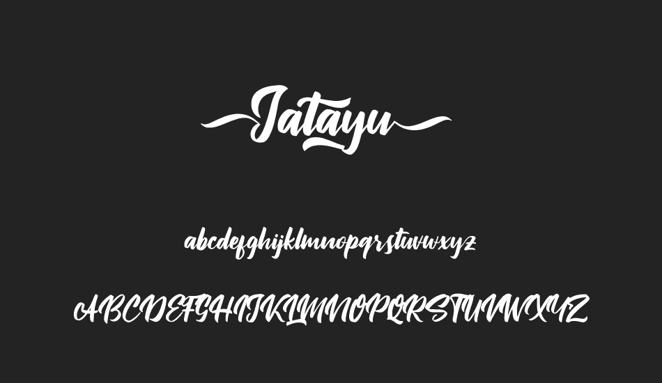 Jatayu font