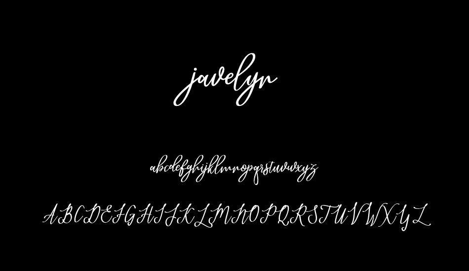 javelyn font