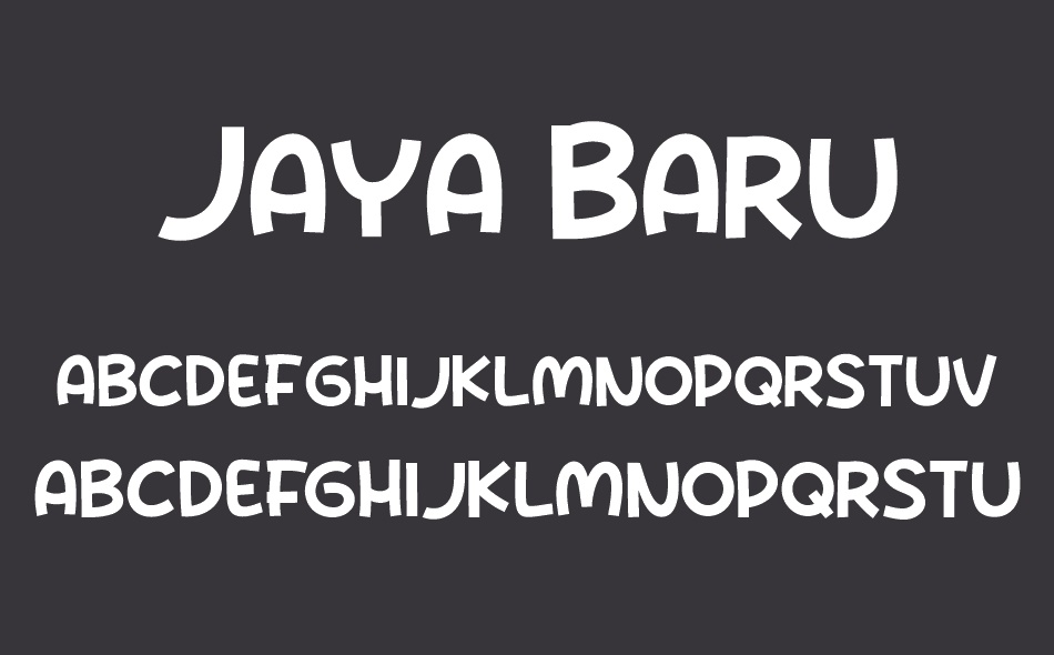 Jaya Baru font