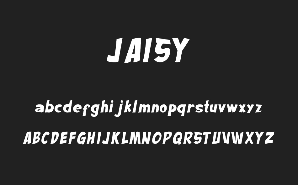 Jaisy font