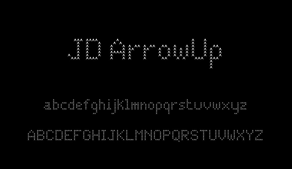 JD ArrowUp font