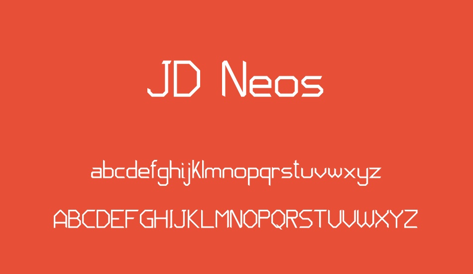 JD Neos font