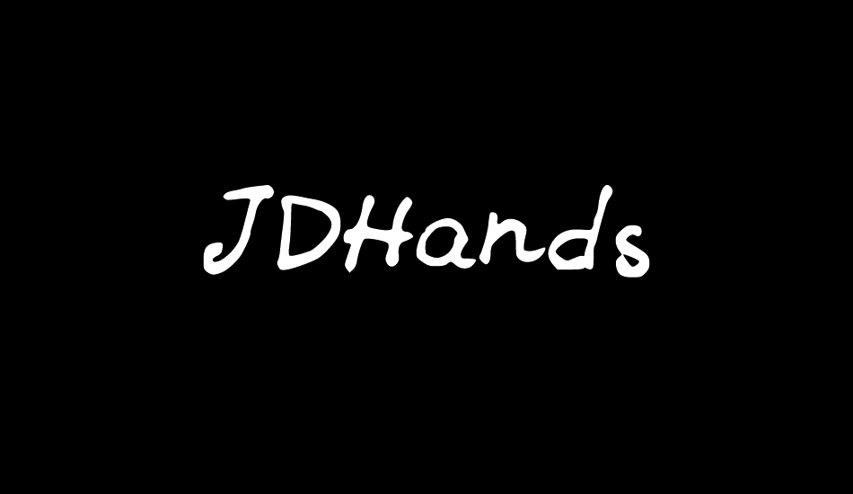 JDHands font big