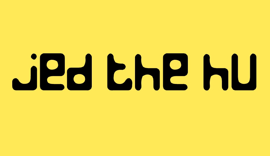 Jed the Humanoid (Demo Version) font big