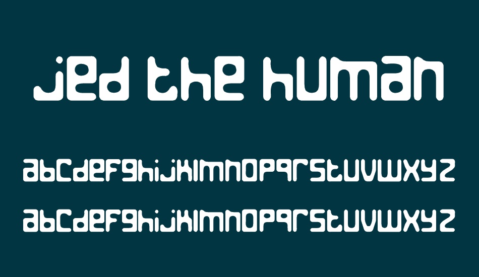 Jed the Humanoid (Demo Version) font