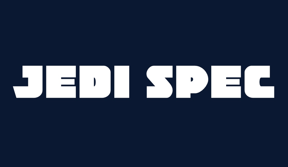 Jedi Special Forces font big