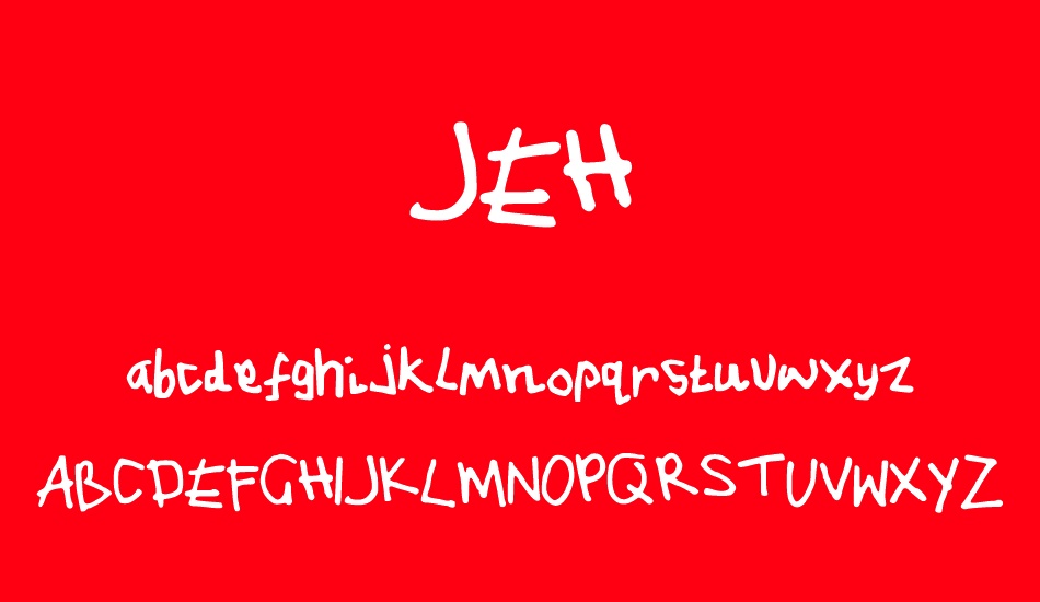 JEH font