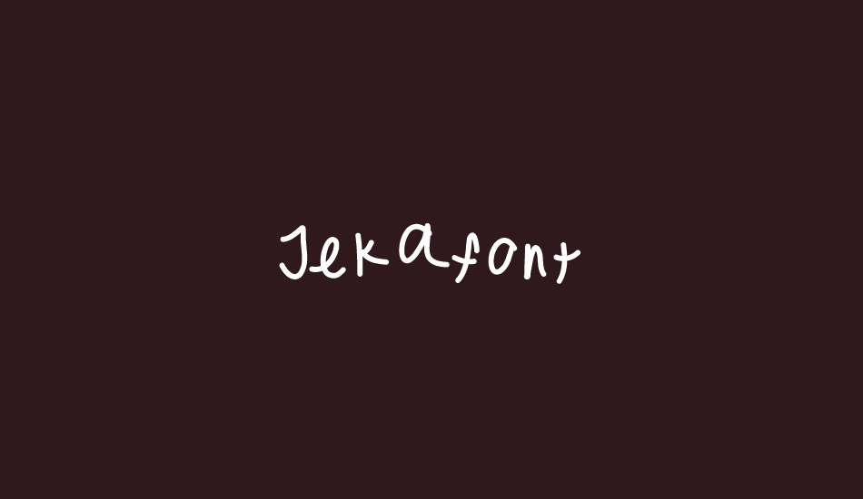 Jekafont font big