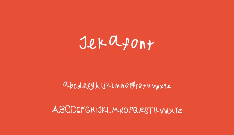 Jekafont font