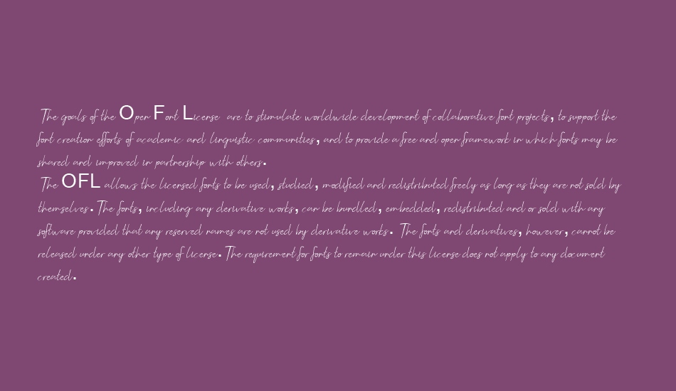 Jellaine font 1