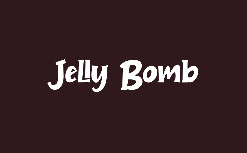 Jelly Bomb font big