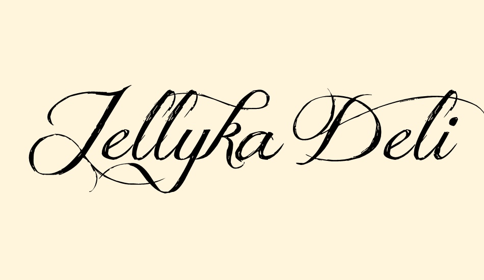 Jellyka Delicious Cake font big