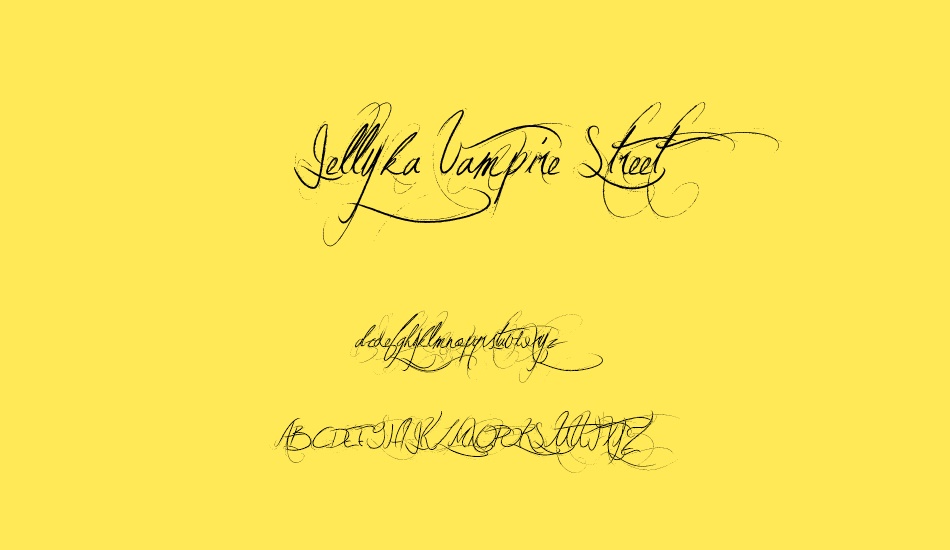 Jellyka Vampire Street font