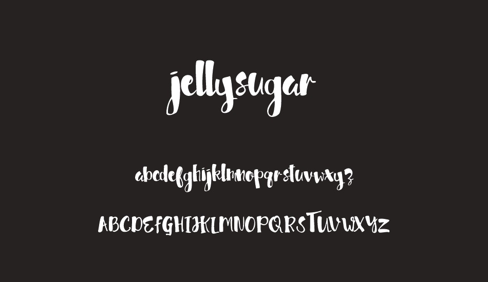 jellysugar Free Demo font