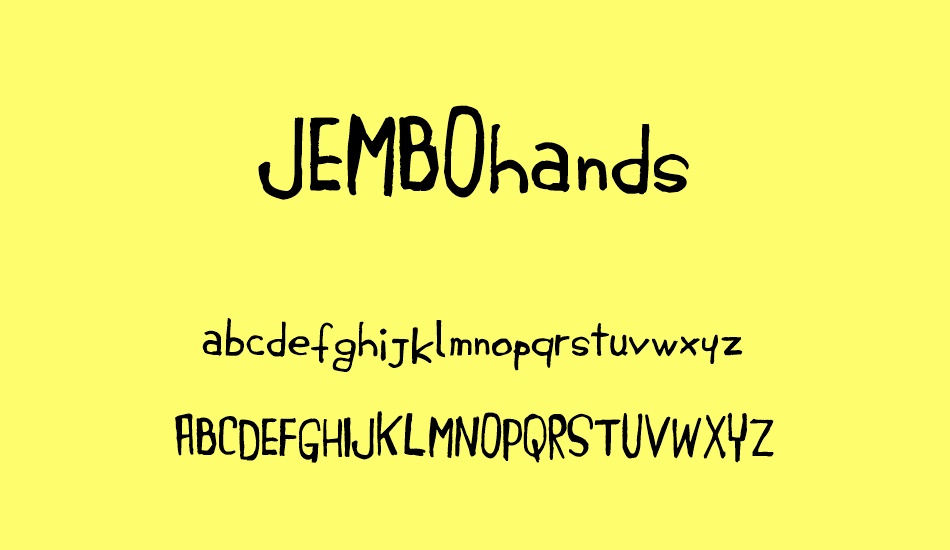 JEMBOhands font