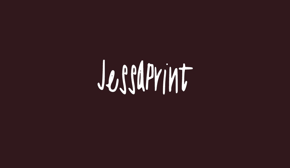 JessaPrint font big