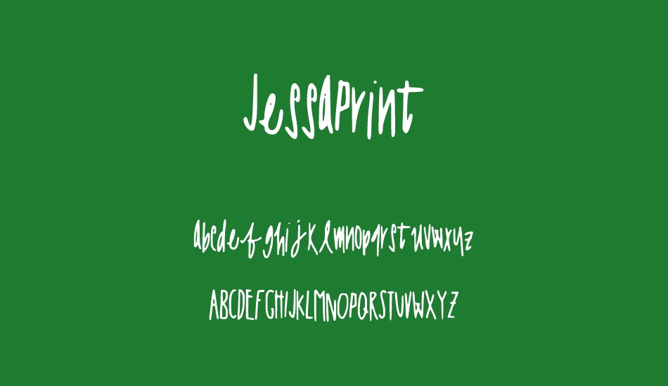 JessaPrint font