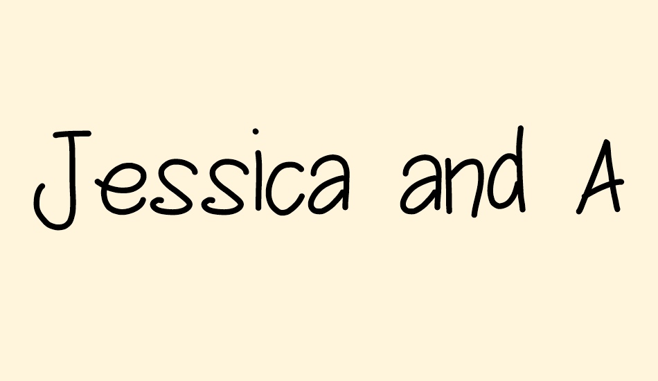 Jessica and Alex font big