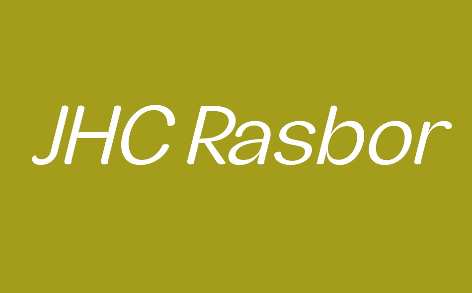JHC Rasbora font big