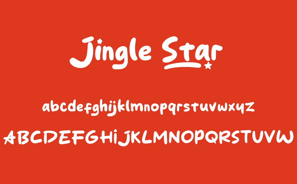 Jingle Star font