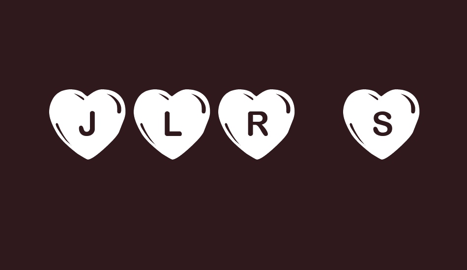JLR Simple Hearts font big