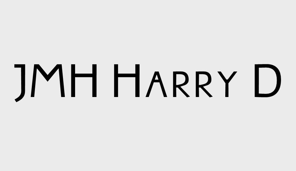 JMH Harry Dickson Subs font big