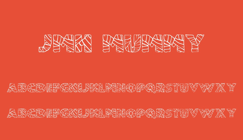 JMH Mummy font