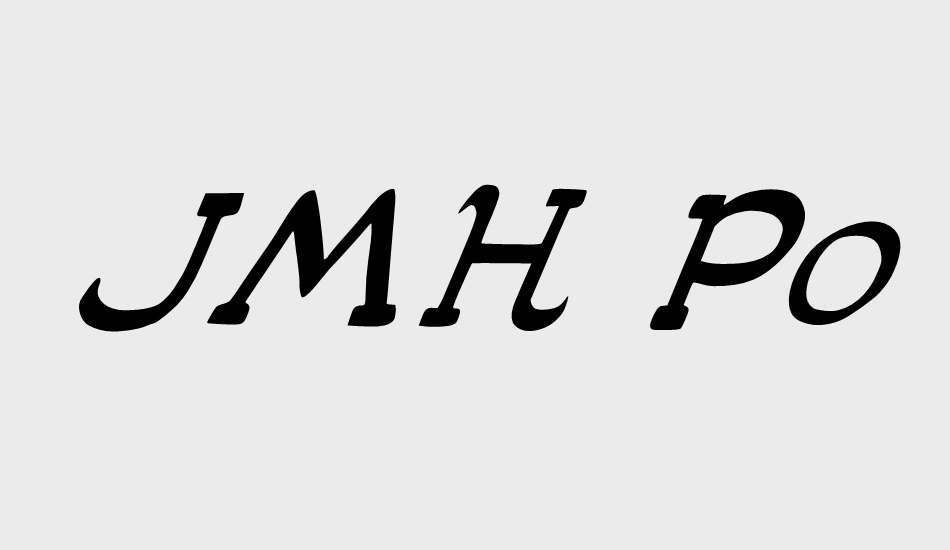 JMH Poudre font big