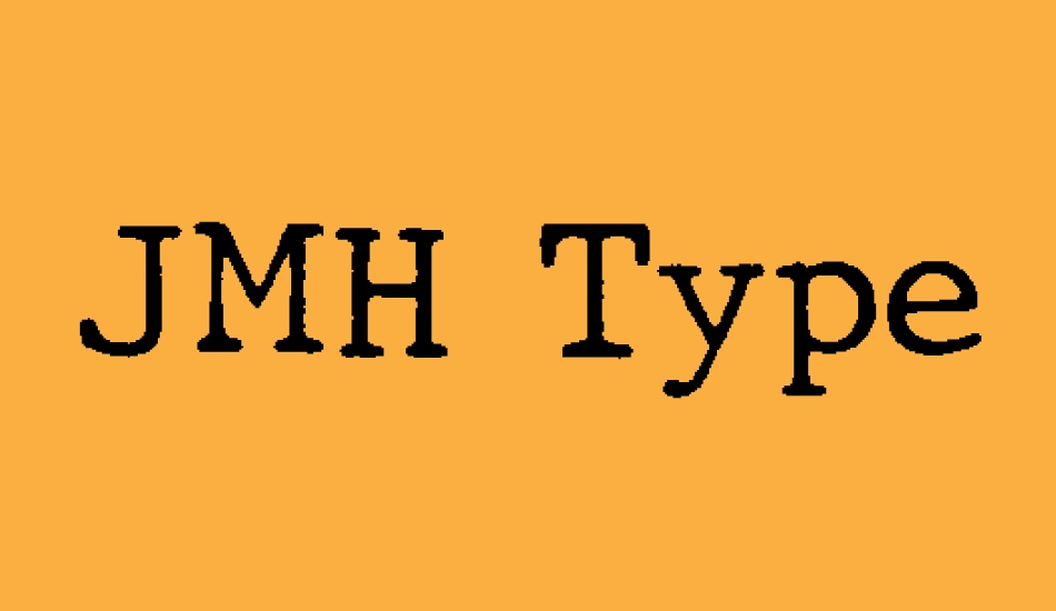 jmh-typewriter font big