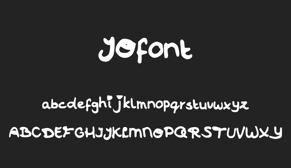 JOfont font