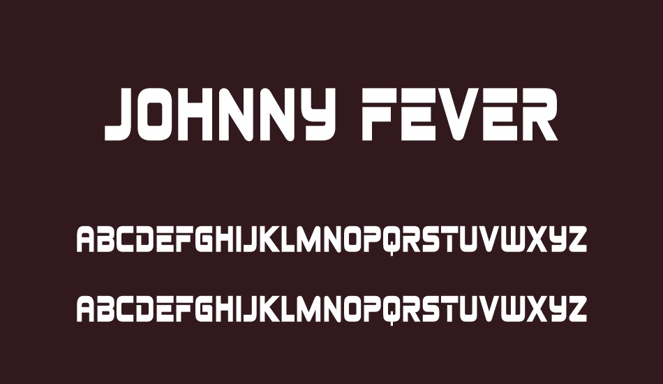 Johnny Fever font
