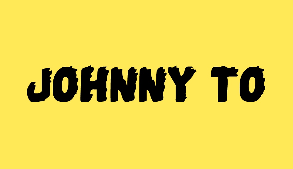 Johnny Torch font big