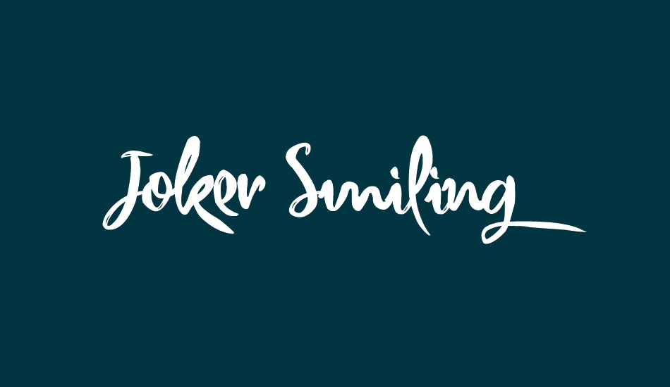 Joker Smiling font big