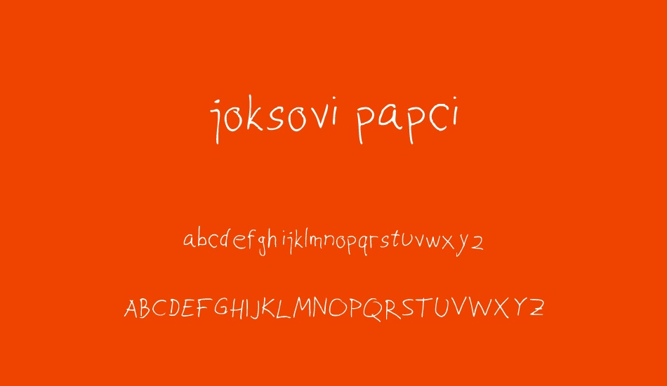 joksovi papci font