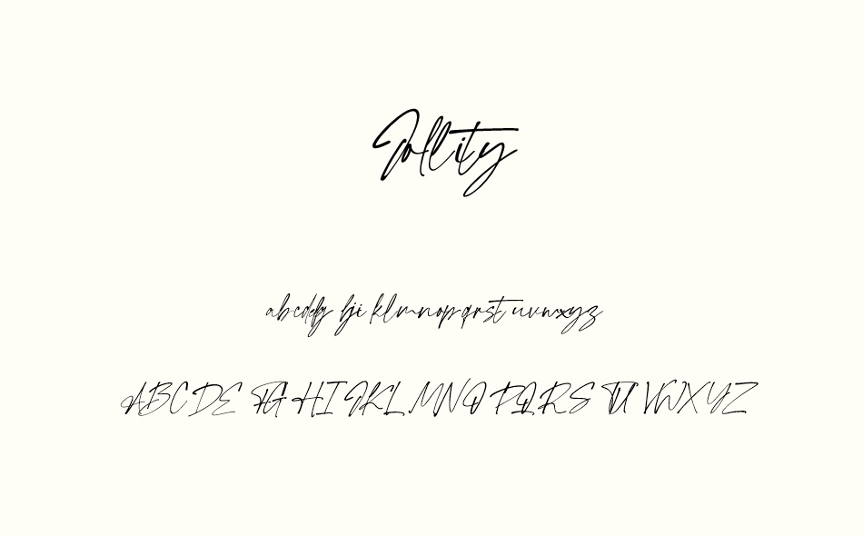 Jollity font