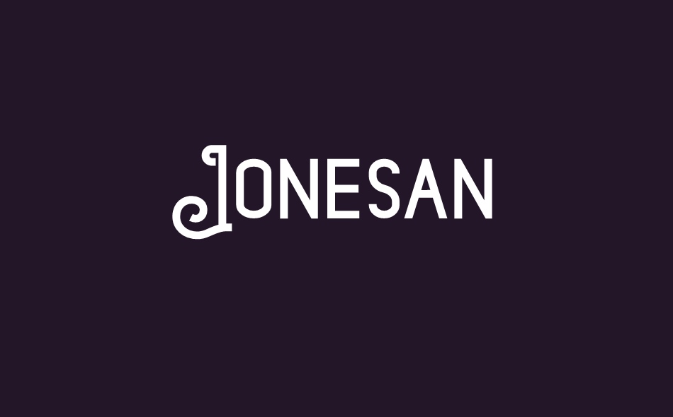 Jonesan font big