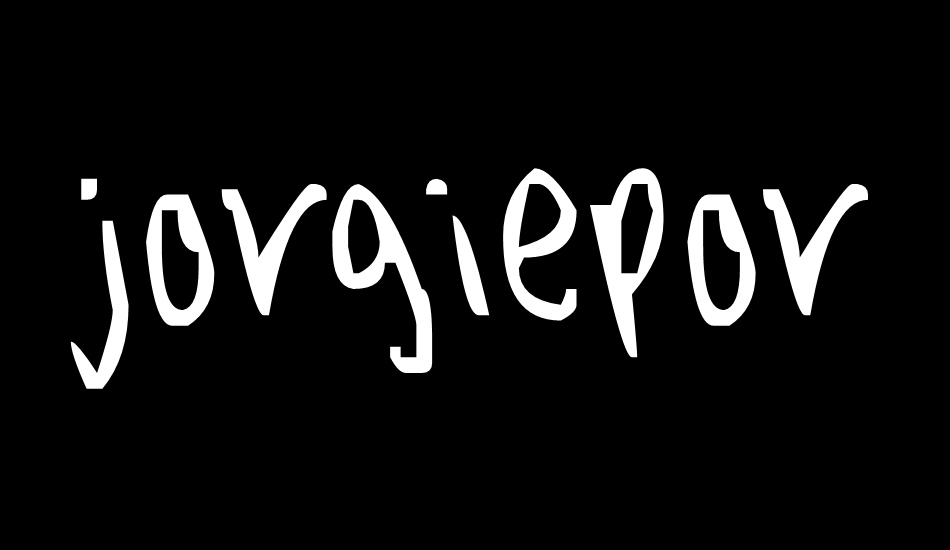 jorgieporgiepuddinpie font big