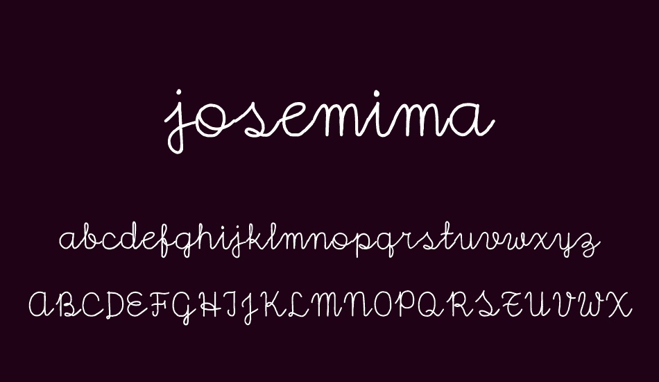 josemima font