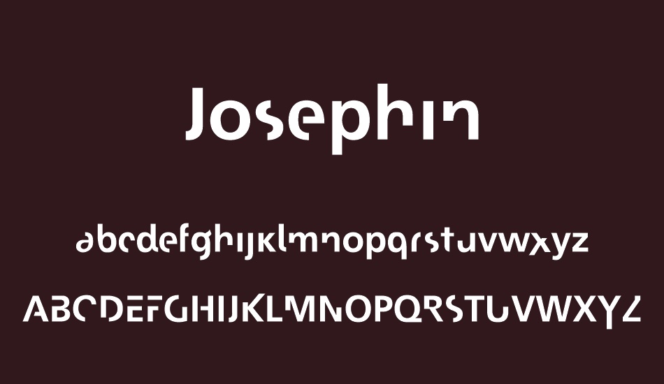 Josephin font