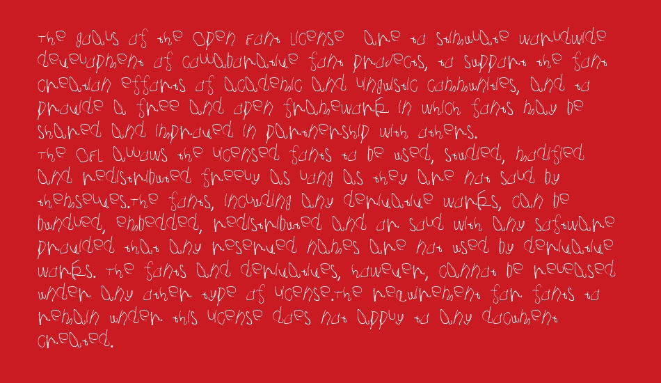 Joshua Dawson aged 4 font 1