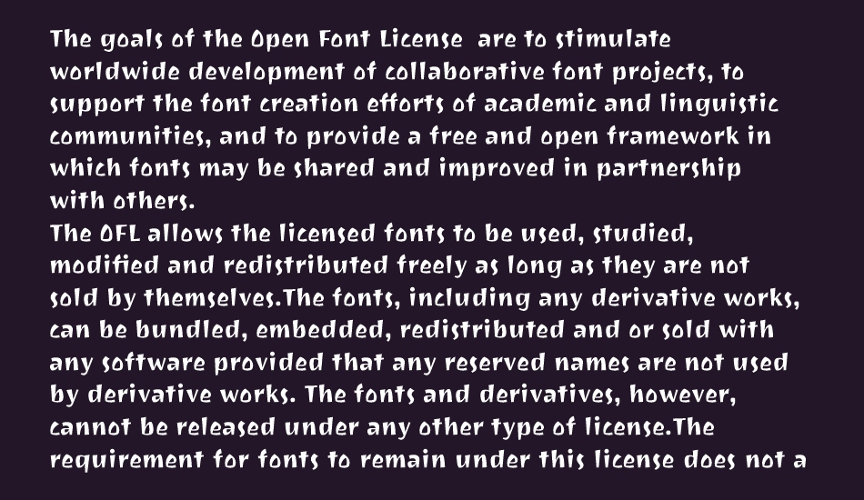 Joti One font 1