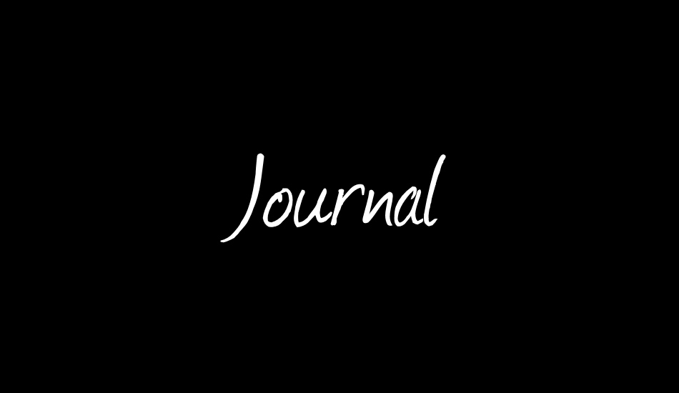 Journal font big