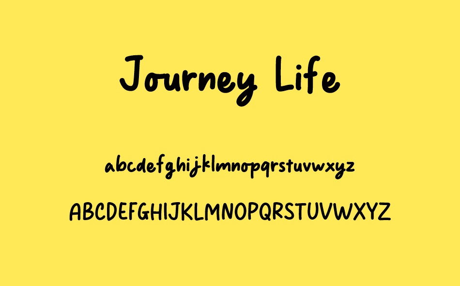 Journey Life font